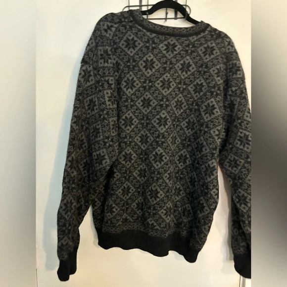 Vintage Gap Men’s size XL 100% Wool, Nordic Ski Sweater Grandpa. Cabincore - Picture 5 of 6
